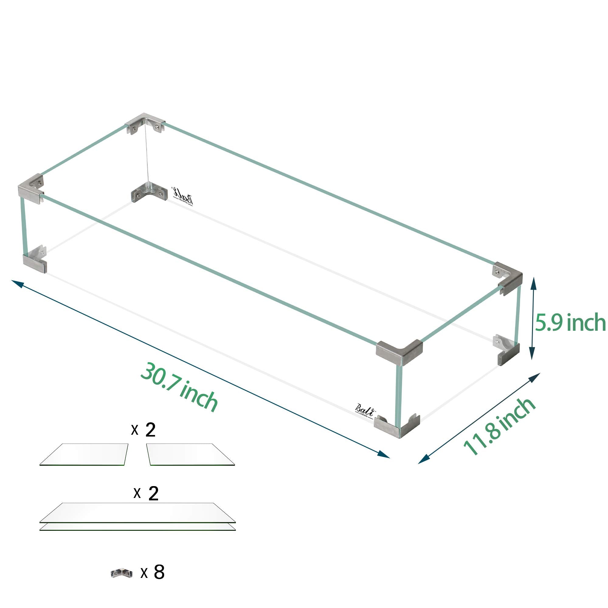 42 inch Fire Pit Table Wind Guard