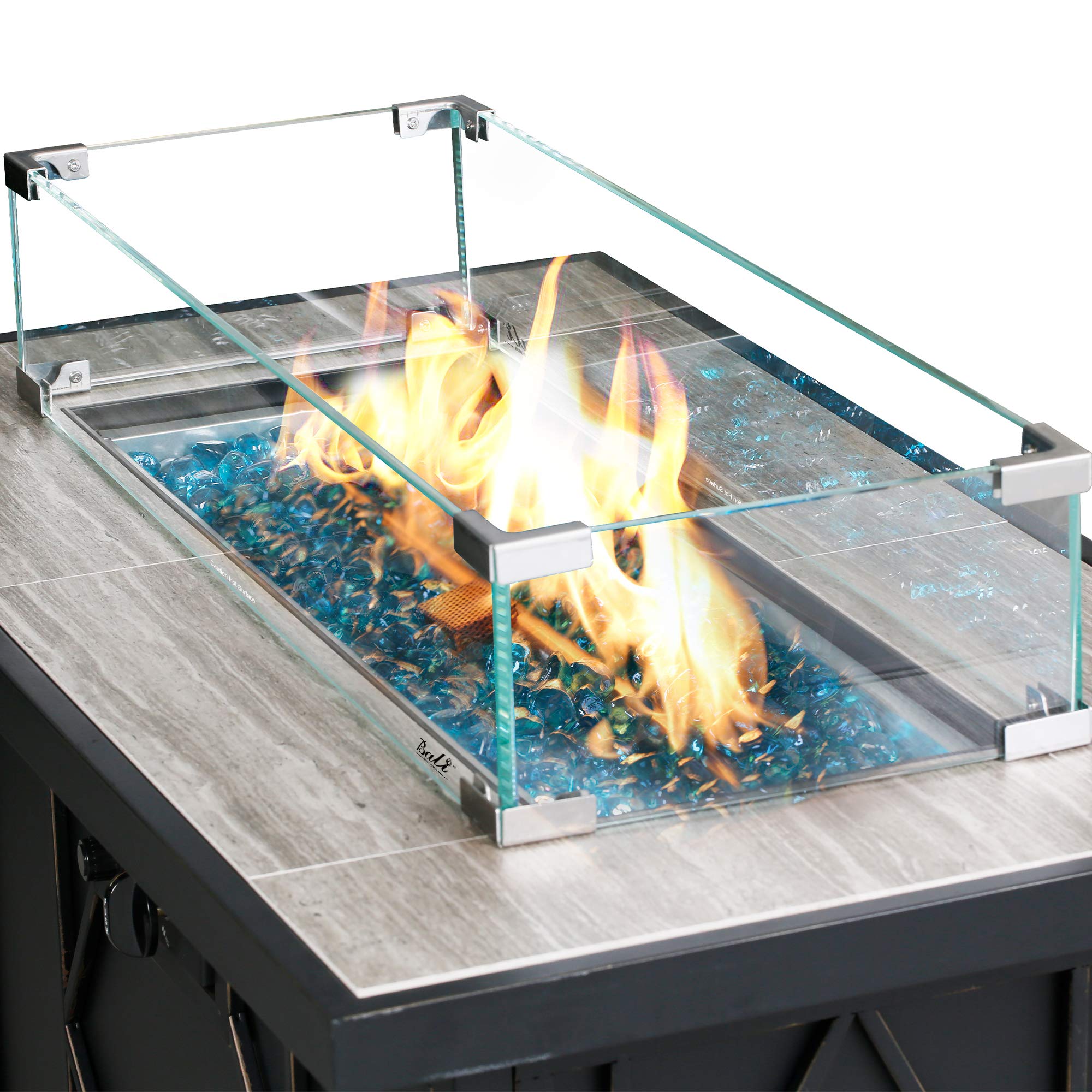 42 inch Fire Pit Table Wind Guard