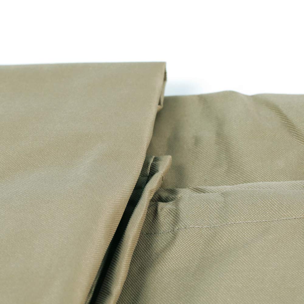 42 Inch Rectangular Fire Pit Covers, Brown