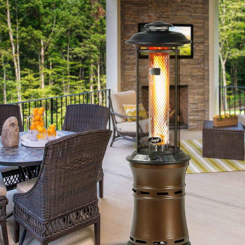 20 inch Propane Patio Heater, Brozne