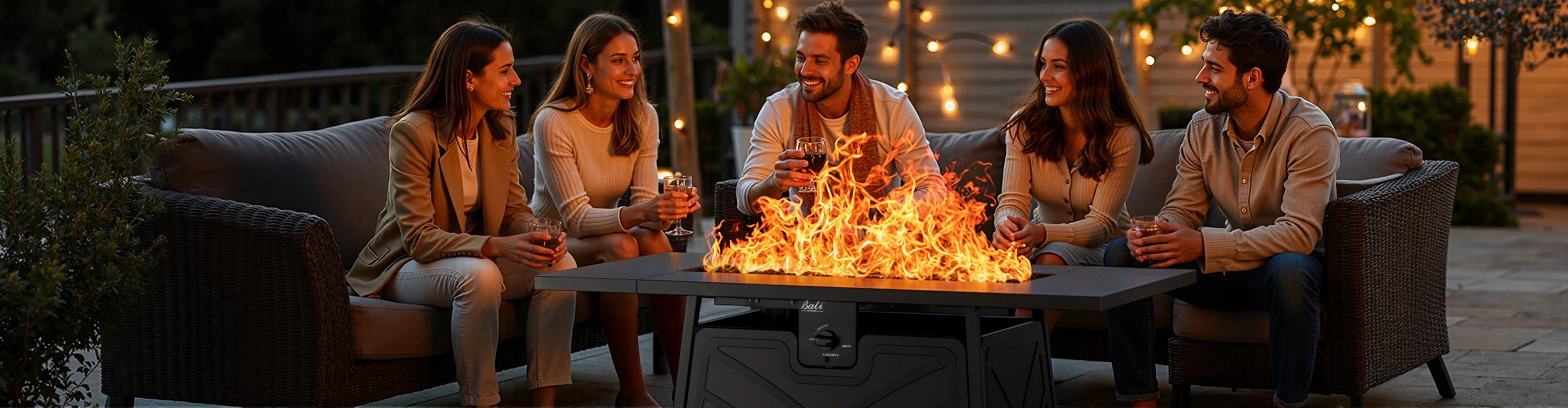 Rectangular Fire Table