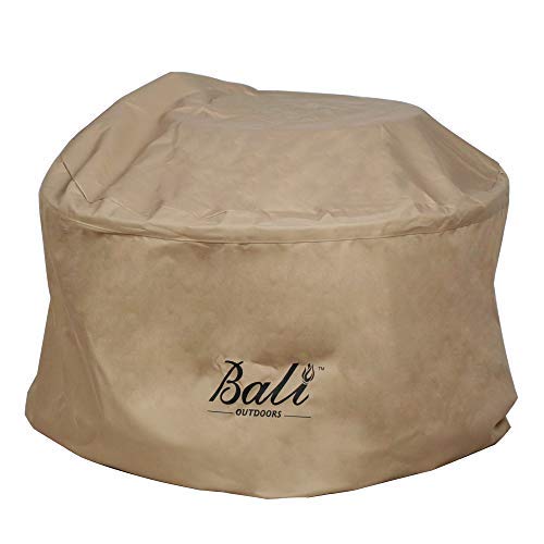 33 Inch Round Fire Pit Covers, Brown