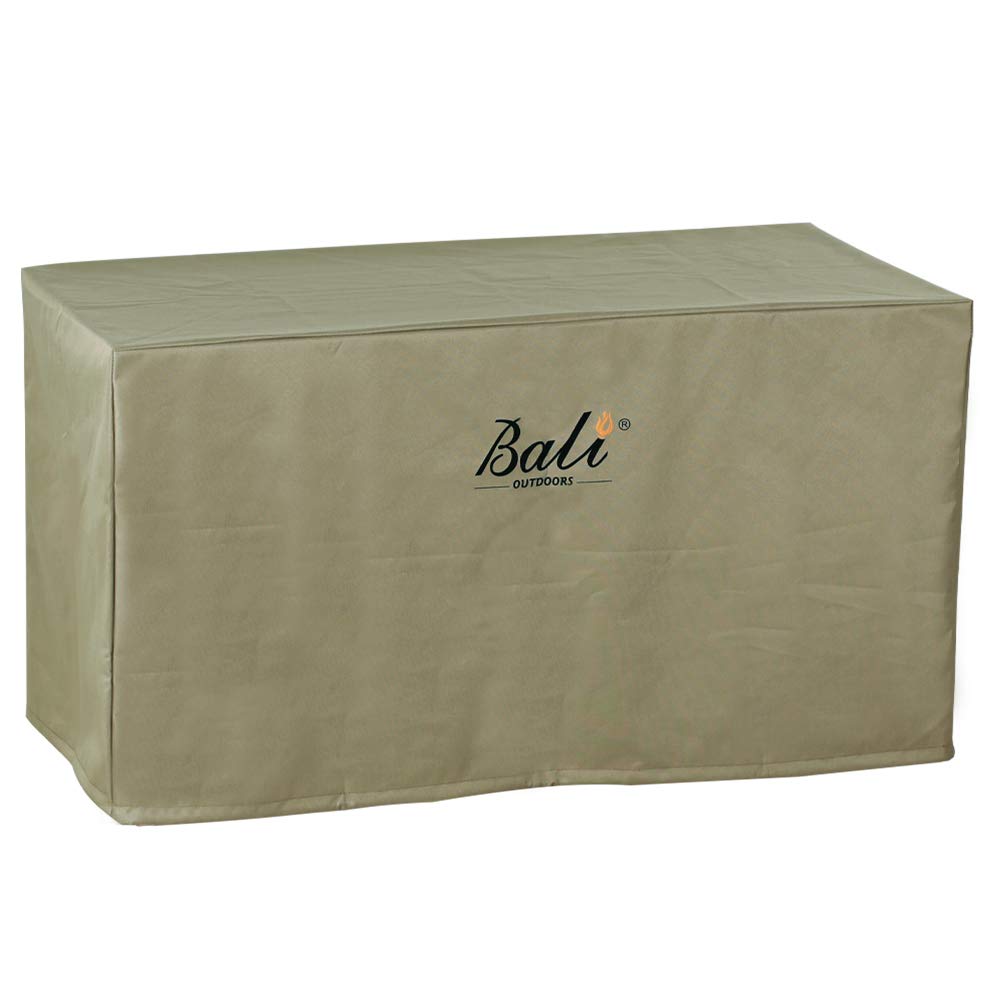 42 Inch Rectangular Fire Pit Covers, Brown