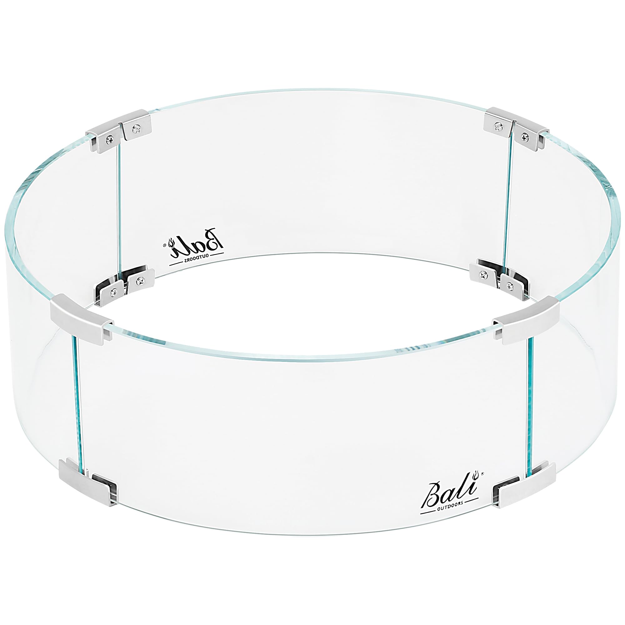 18.5 Inch Fire Pit Glass Wind Guard