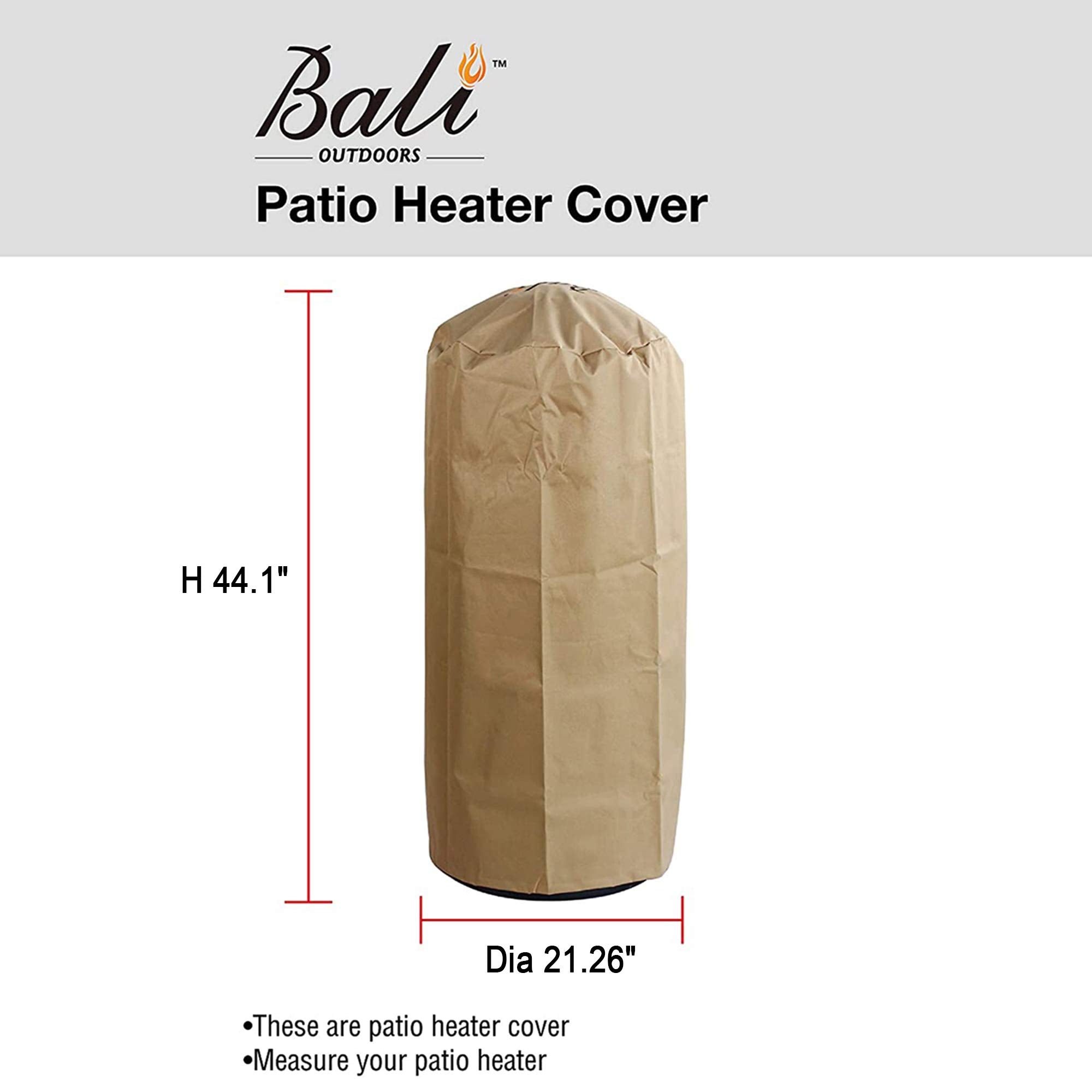 44 Inch Round Patio Heater Covers, Brown